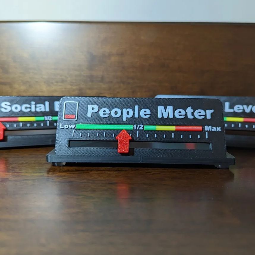 Social Battery Desktop Indicator