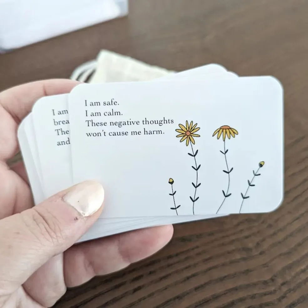Anxiety Affirmations Card Pack - Positive Quotes