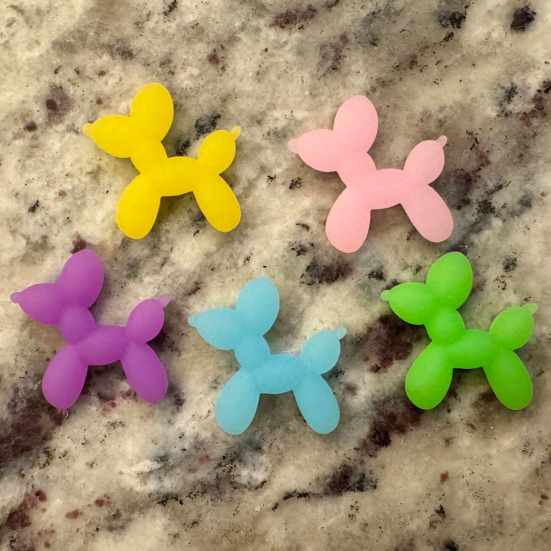 Balloon Dog Straw Cap Topper