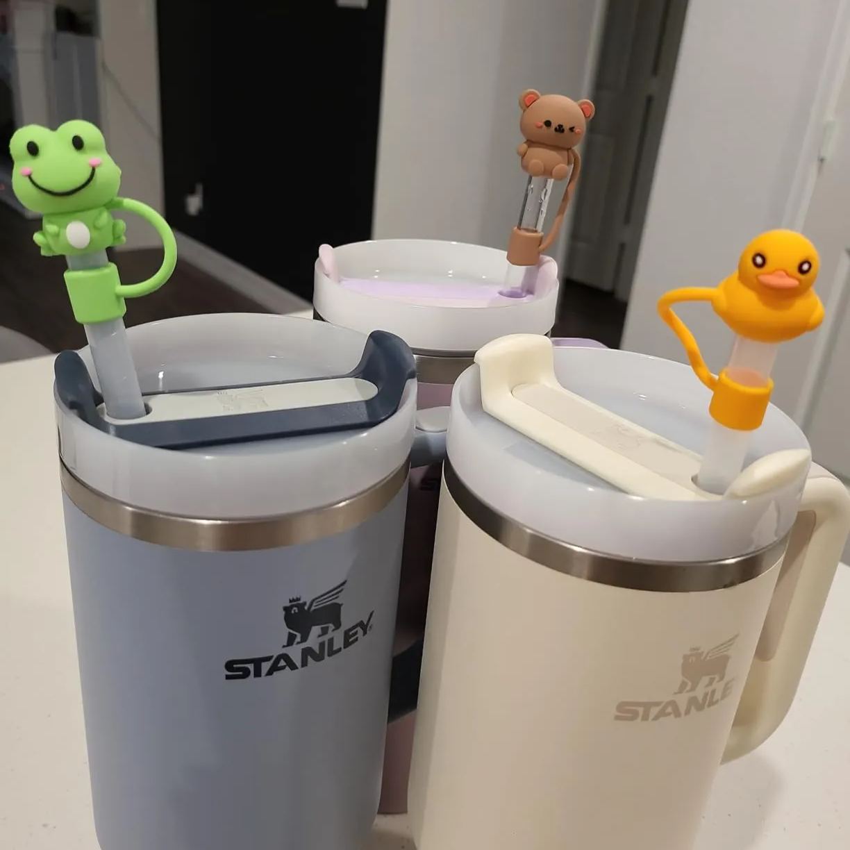 🤠🥤Silicone Cowboy Hat Straw Covers Cap