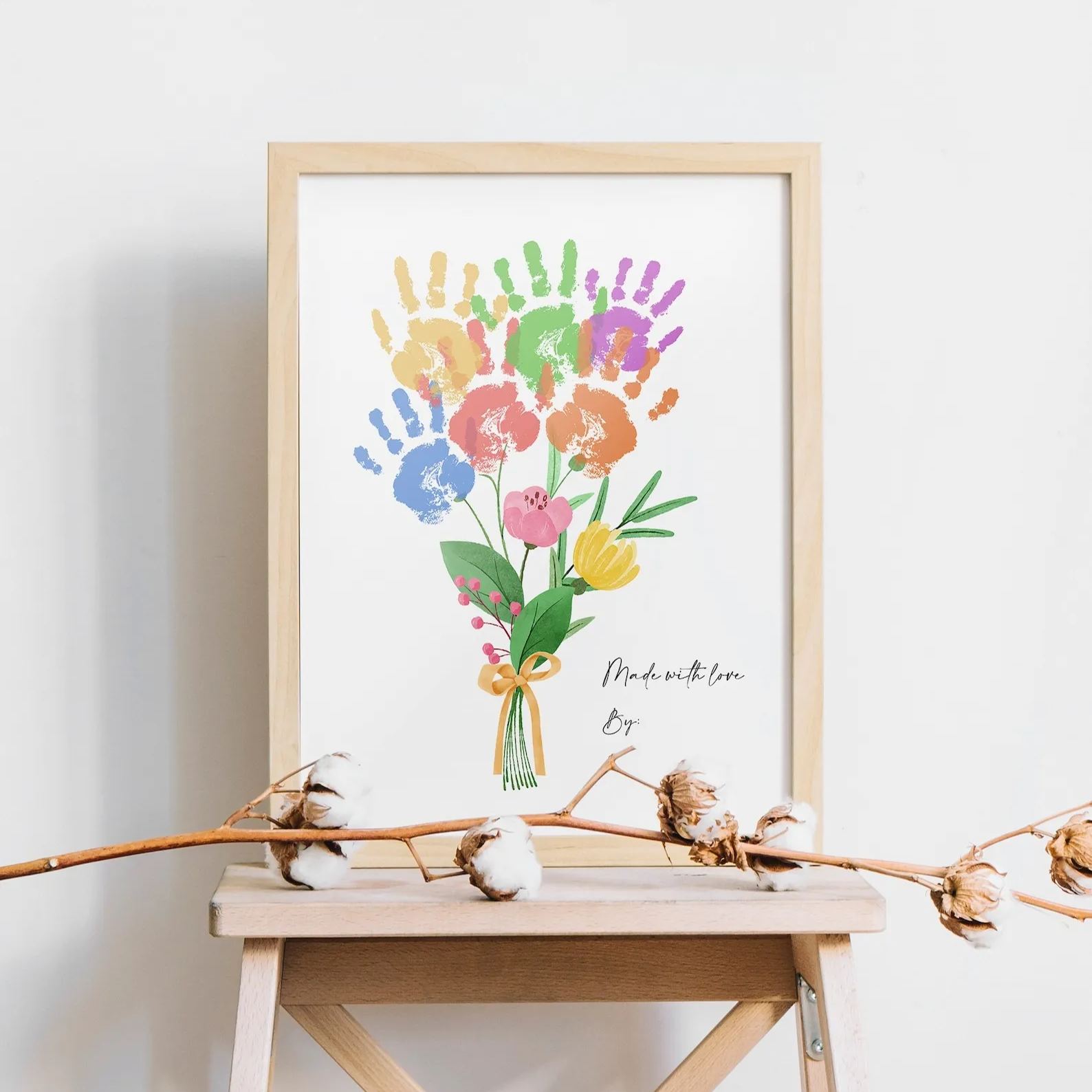 Mothers's Day Craft Handprint Art Frame
