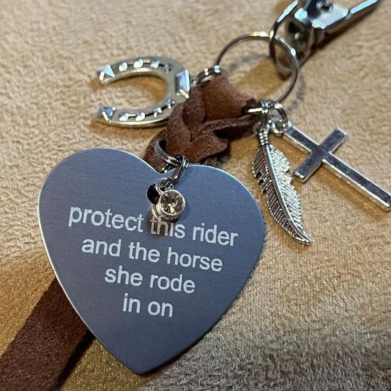 Saddle Heart Charm