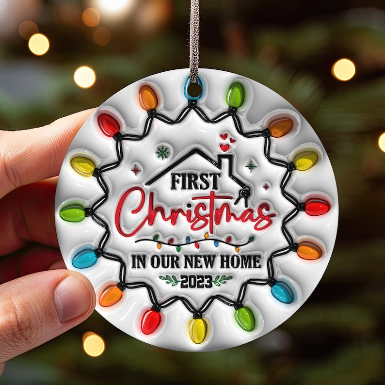 ✨Besties Christmas Round Ornament