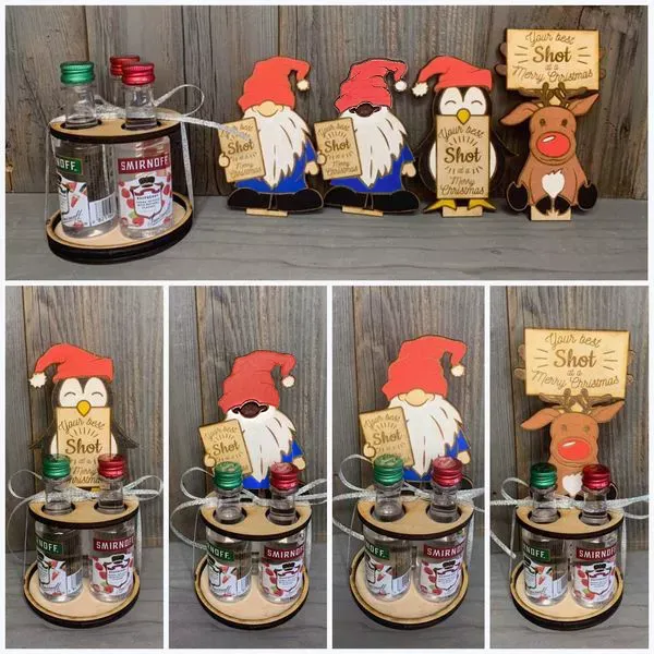 🎄Christmas Mini Wine Bottle Holder🔥