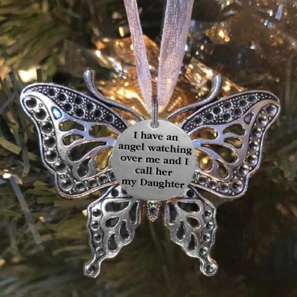 ❤️Carving Butterfly Memorial Family Pendant