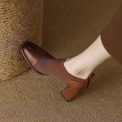かかとが脱げない本革シューズ