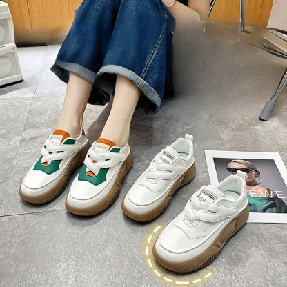 レディース厚底スリッポン
