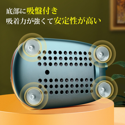 【回転式皮むき器】切れ味が良い、手を傷つけない、５秒で剥ける、様々な果物に適用、吸盤付き、お手入れ簡単