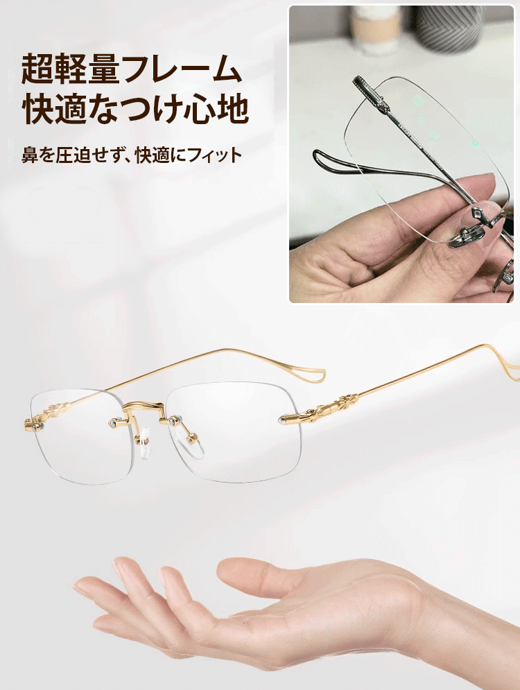 累進多焦点老眼鏡