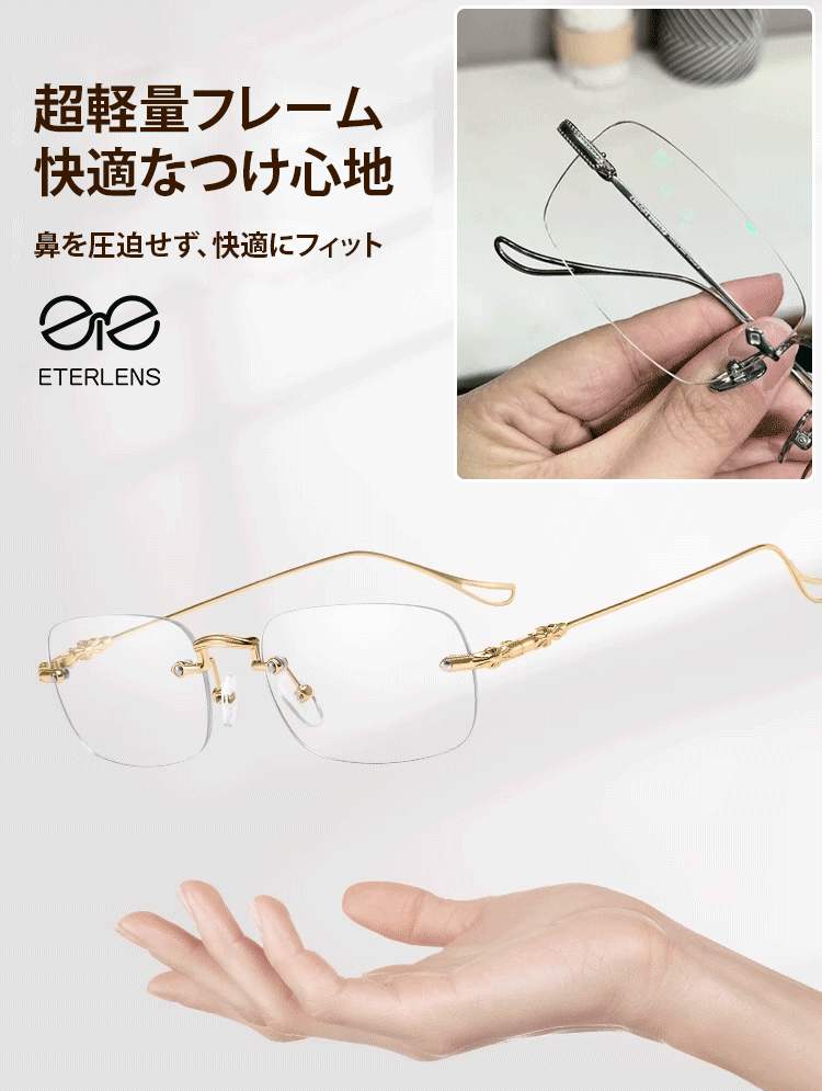 累進多焦点老眼鏡