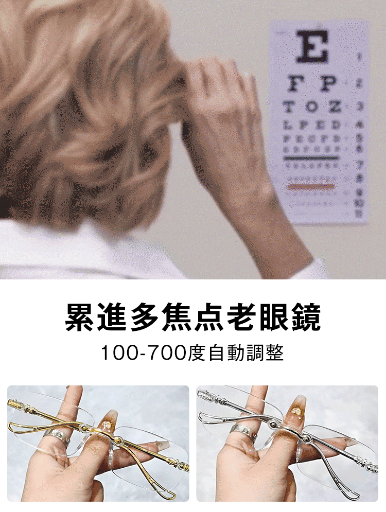 累進多焦点老眼鏡