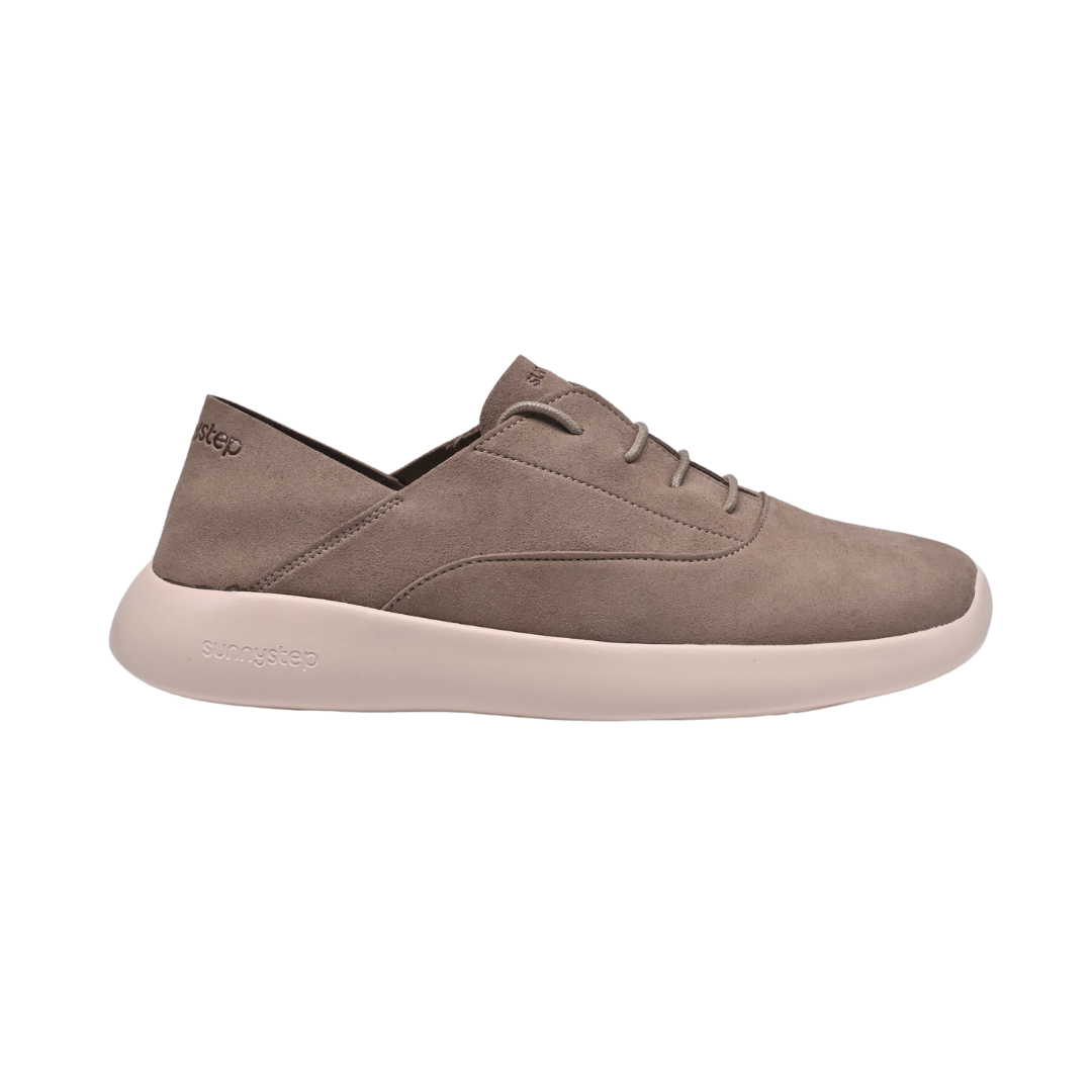 Balance Oxford Caramel Suede