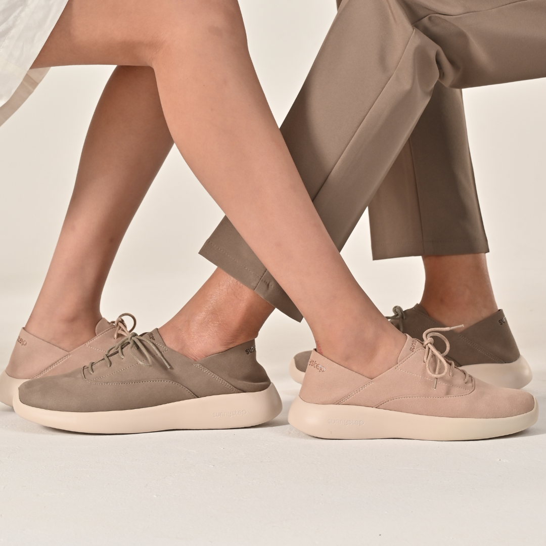 Balance Oxford Rose Suede Caramel Suede