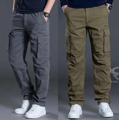 MEN SUMMER CARGO TROUSERS (PACK OF 2) – Fashion Life Store