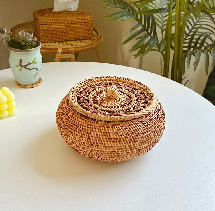 藤制材料小盒子- 环保材料手工制作– EcoArtizan