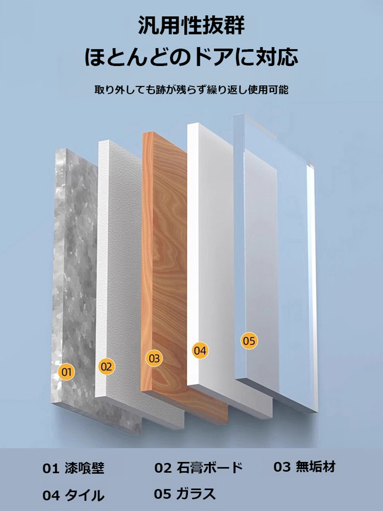 自己粘着マグネット式虫よけカーテン