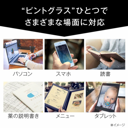 スマートブラックテクノロジー放射線防護ズーム老眼鏡