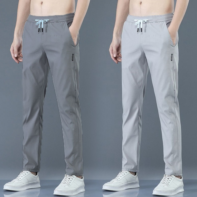 【2枚入り】ストレッチ速乾カジュアルパンツ