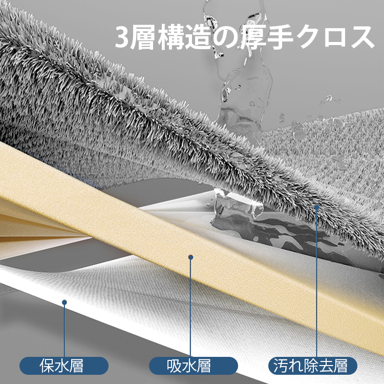新型手洗い不要モップ