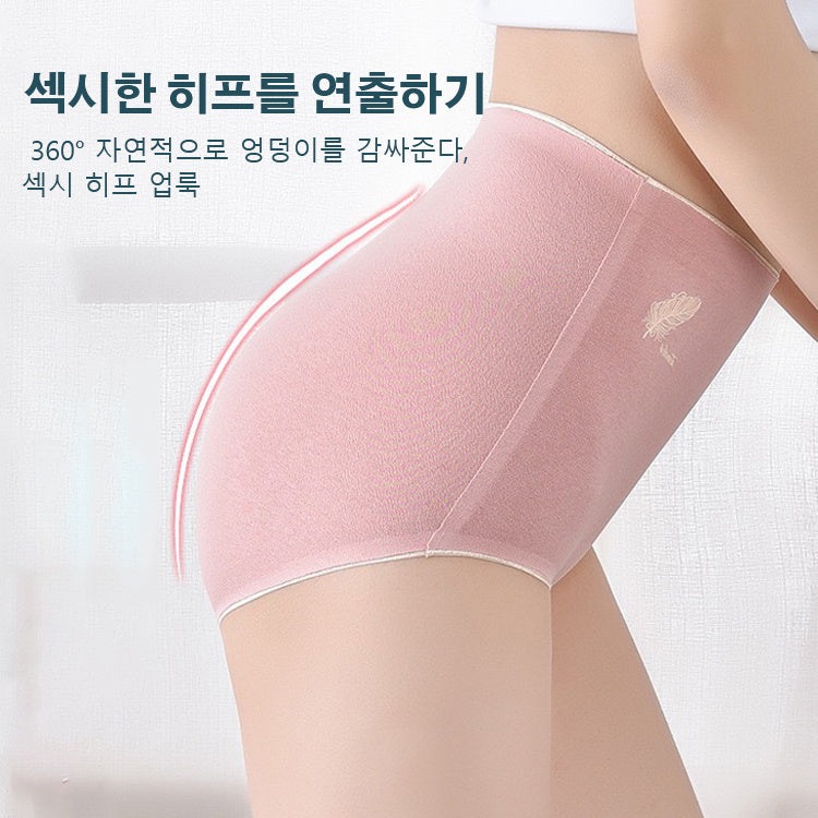 하이웨스트 헴라인 편안 팬티 섹시한 히프를 연출하기 VEIMIA 