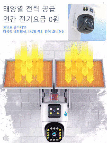 태양열 감시 카메라