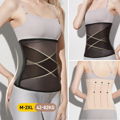 [몸매보정 지방연소] 허리 잘록 몸매보정 망사 코르셋