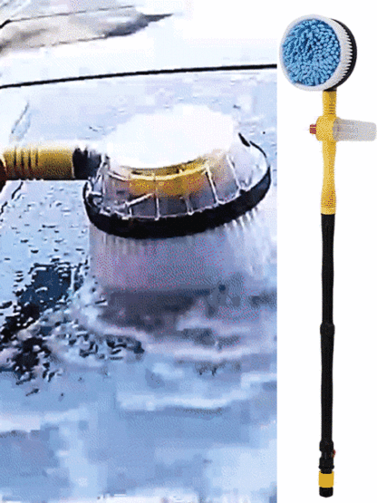 【Integriertes Waschen, Spülen und Bürsten 】Automatisch rotierendes Autowaschanlagen-Set