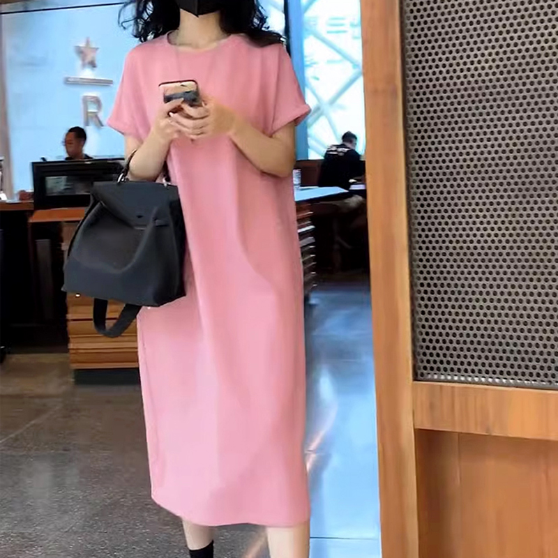 한국풍 감령 셔츠 원피스