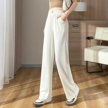 접촉 냉감 여성 와이드 팬츠