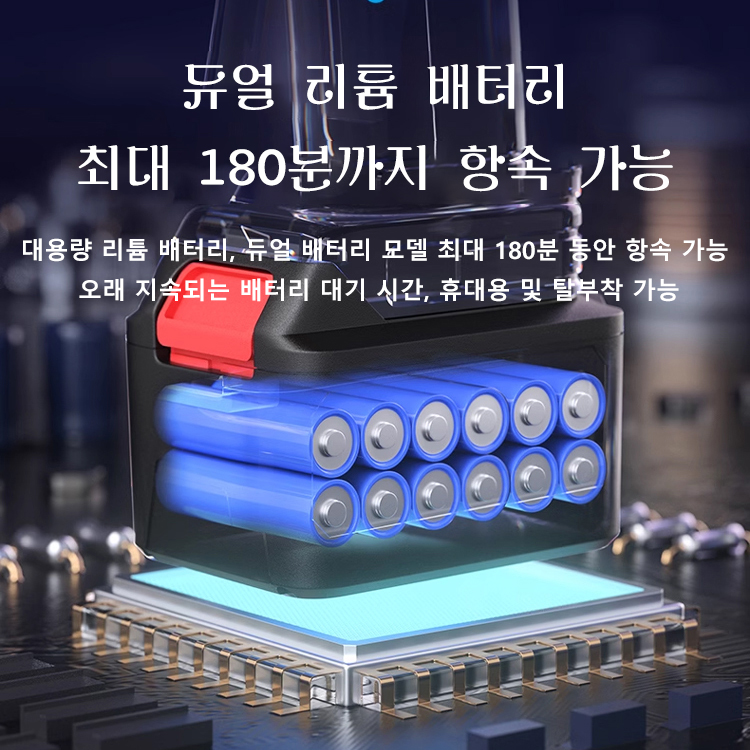 고전압 리튬 배터리 무선 세차기 세트