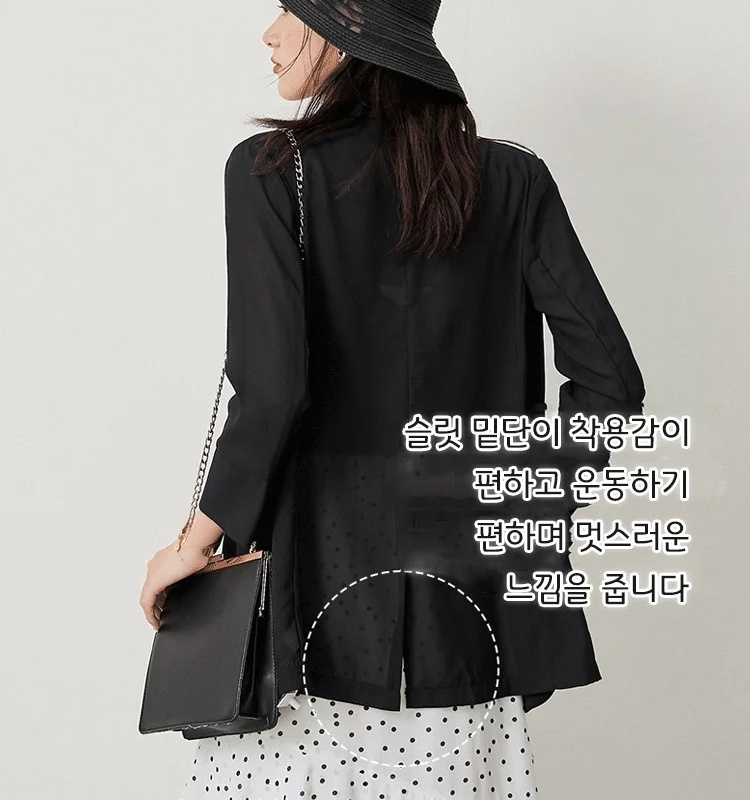 여성 7부 소매 양복