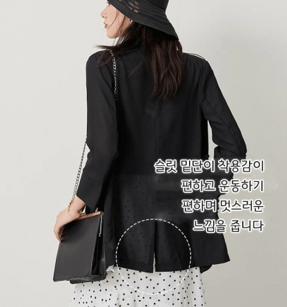 여성 7부 소매 양복