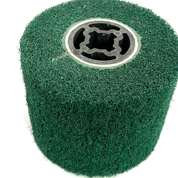 十字芯不銹鋼拉絲輪夾砂拋光輪角磨機用拉絲輪拉絲機用纖維拋光輪