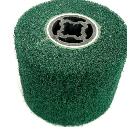 十字芯不銹鋼拉絲輪夾砂拋光輪角磨機用拉絲輪拉絲機用纖維拋光輪