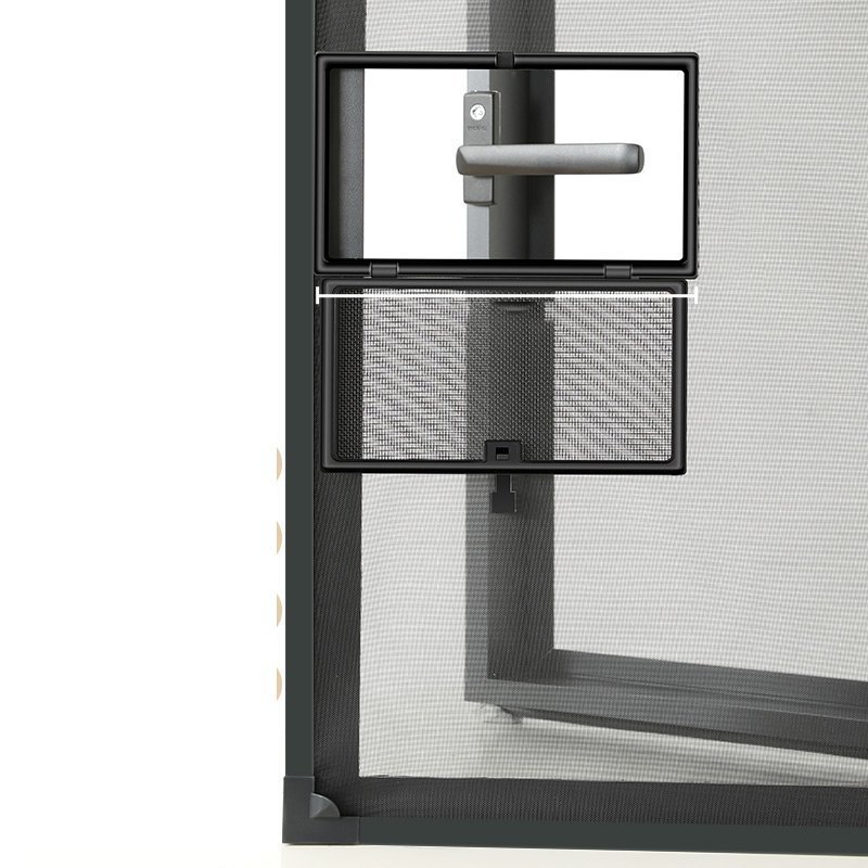 外開窗紗窗網自裝金剛網磁吸紗網小窗窗防蚊自黏隱形家用沙窗