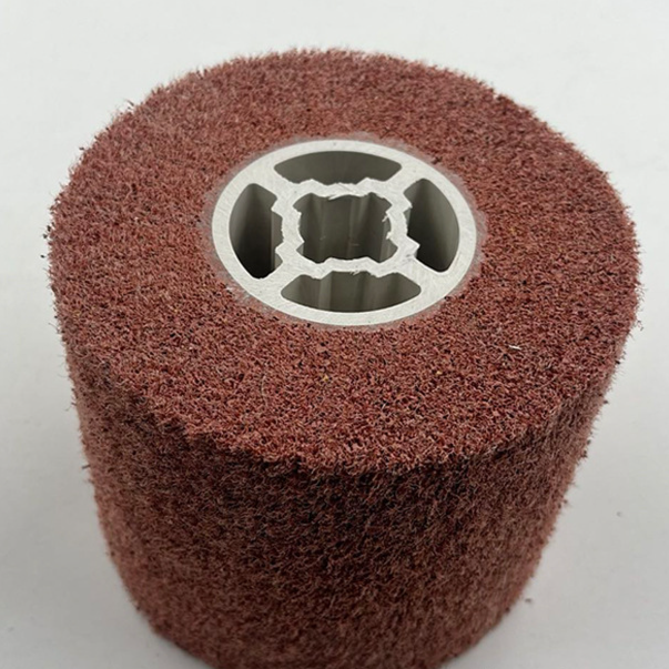 十字芯不銹鋼拉絲輪夾砂拋光輪角磨機用拉絲輪拉絲機用纖維拋光輪