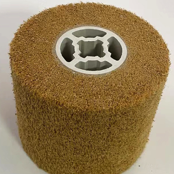 十字芯不銹鋼拉絲輪夾砂拋光輪角磨機用拉絲輪拉絲機用纖維拋光輪