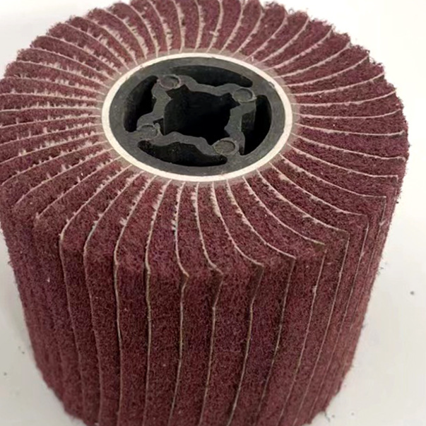 十字芯不銹鋼拉絲輪夾砂拋光輪角磨機用拉絲輪拉絲機用纖維拋光輪