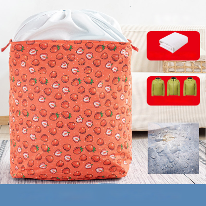 棉麻加厚束口收納袋家用整髒衣服籃大號家用防潮袋子整理袋大號