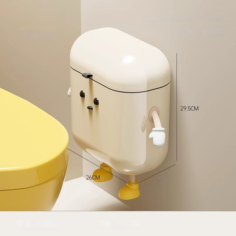 壁掛垃圾桶高顏值大容量家用浴室紙簍廁所專用廚房帶蓋