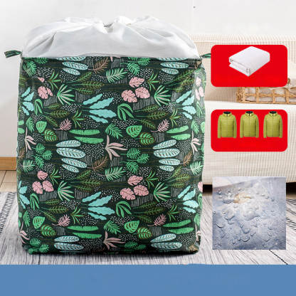 棉麻加厚束口收納袋家用整髒衣服籃大號家用防潮袋子整理袋大號