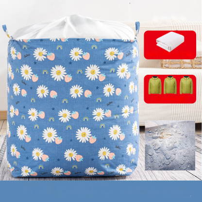 棉麻加厚束口收納袋家用整髒衣服籃大號家用防潮袋子整理袋大號