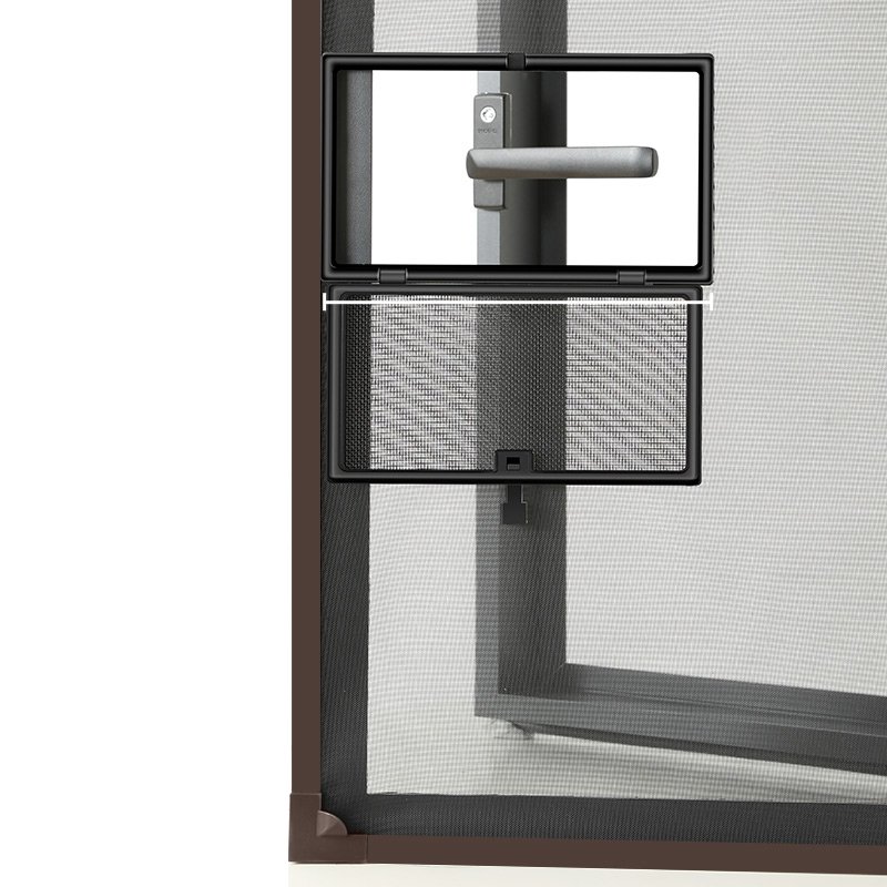 外開窗紗窗網自裝金剛網磁吸紗網小窗窗防蚊自黏隱形家用沙窗