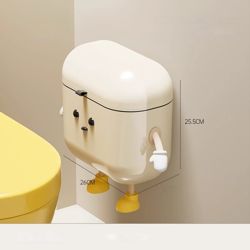 壁掛垃圾桶高顏值大容量家用浴室紙簍廁所專用廚房帶蓋