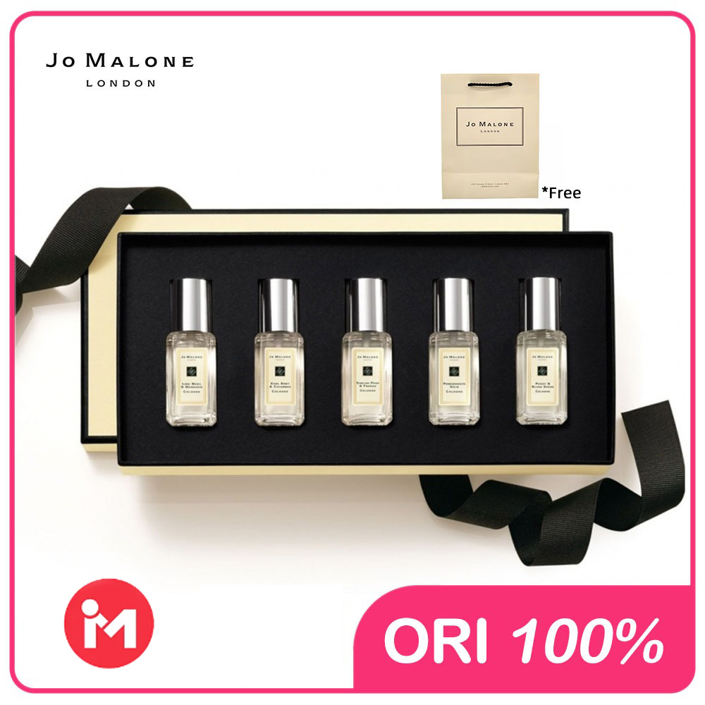 [ EXP：2028/02 ] Free Bag Jo Malone Perfume Gift Set /jomalone English Pear/Wild Bluebell/Blackberry & Bay/Lime Basil & Mandarin