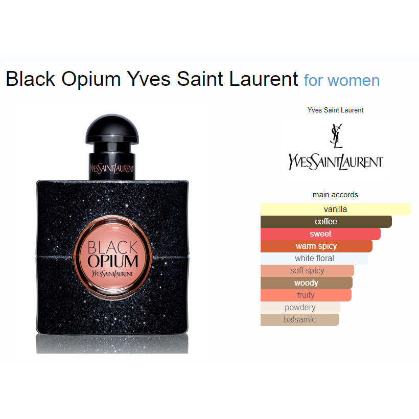 【100% Original】 YSL Yves Saint Laurent Black Opium EDP 90ml
