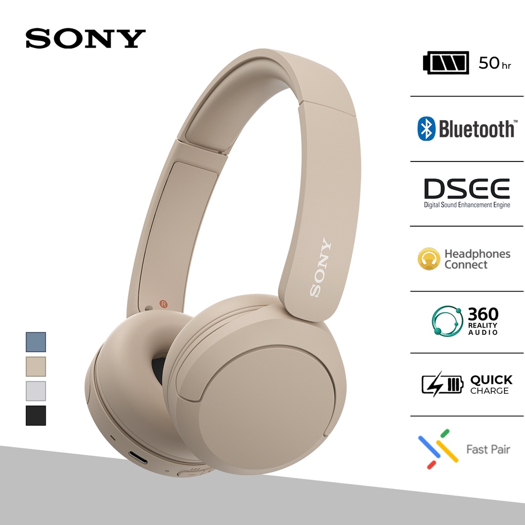 [100% Ori]Sony Headphone Nirkabel WH-CH520