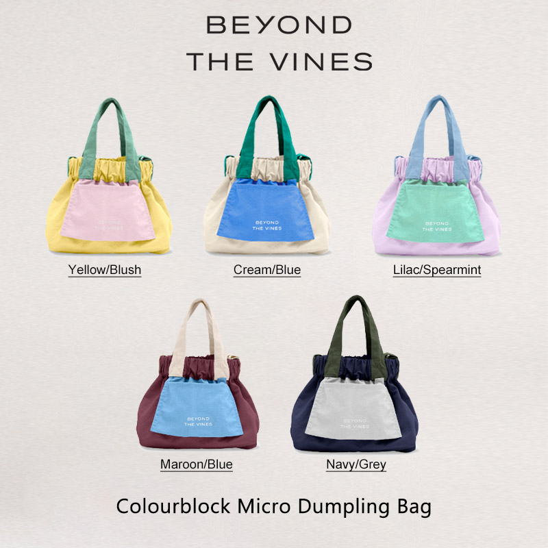 Beyond The Vines BTV Colourblock Micro Dumpling Bag