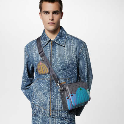 LOUIS VUITTON  秋冬の新作スタイル LV×YK TRIO メッセンジャーバッグRef: M46435-LOUIS VUITTON 