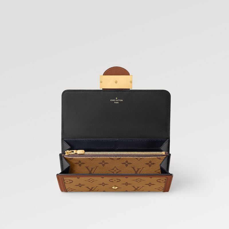 LOUIS VUITTON   春夏の新作スタイル  ポルトフォイユ･サラ ドーフィーヌ Ref: M46645-LOUIS VUITTON 